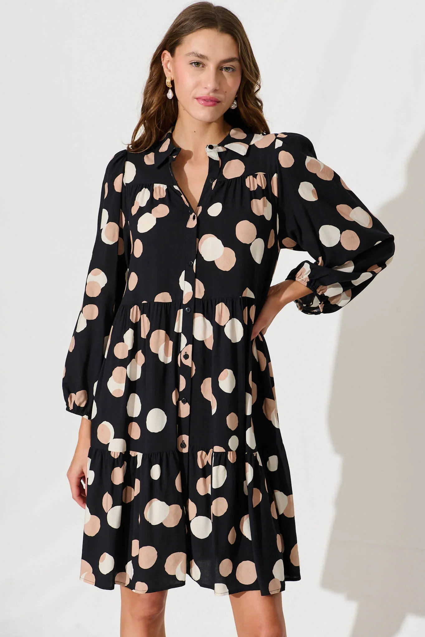 Felicity Smock Shirt Dress - 图片 2