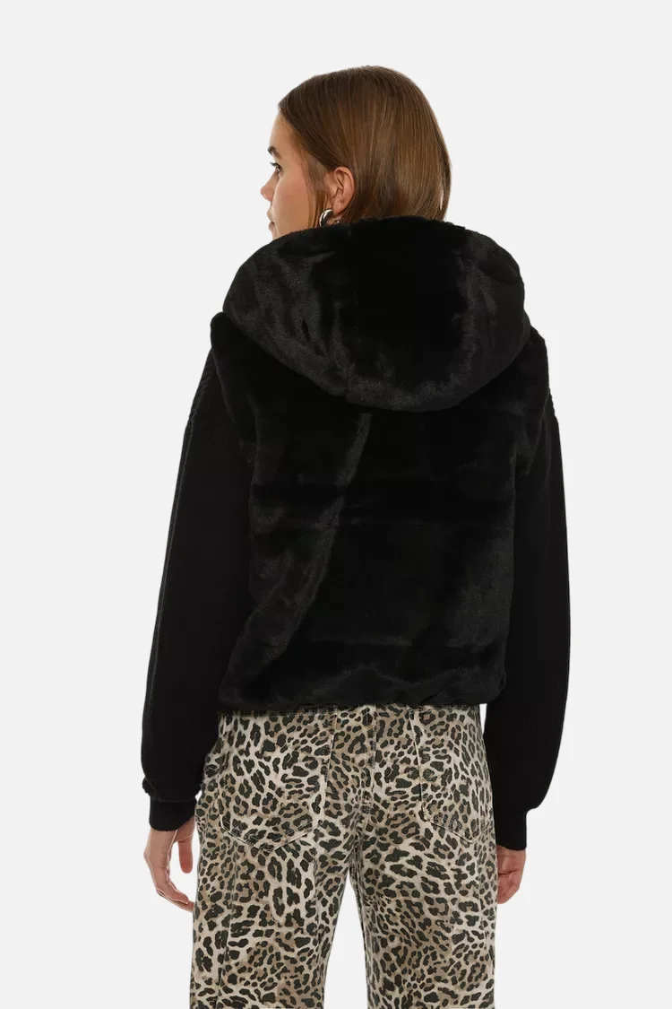 Faux fur gilet - 图片 2