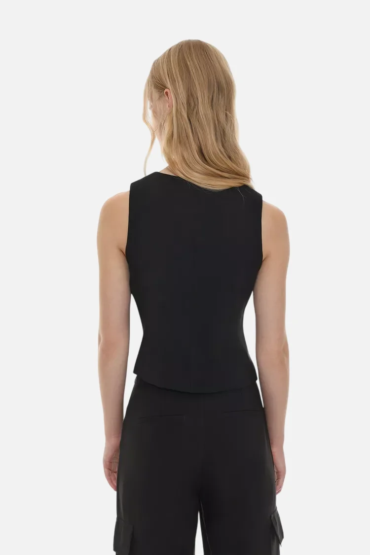 Waistcoat with pockets - 图片 2