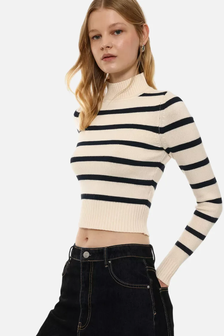 High neck jumper - 图片 6